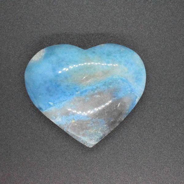Corazón de Cuarzo Azul Paraiba