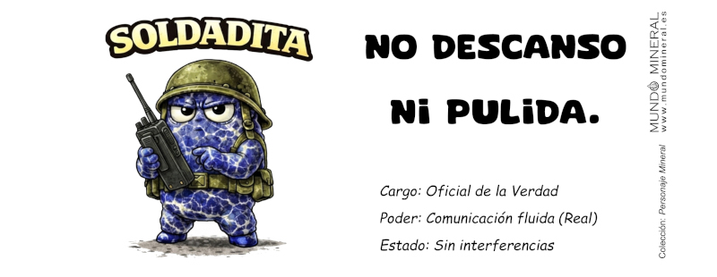 Taza "Soldadita" - Sodalita | Colección Personaje Mineral - Imagen 3