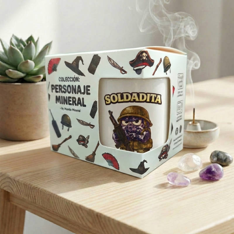 Taza "Soldadita" - Sodalita | Colección Personaje Mineral - Imagen 2
